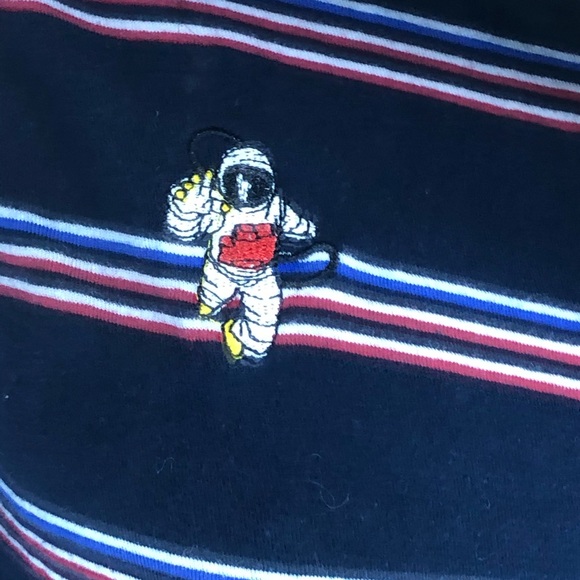 Navy Striped Tee - Picture 2 of 3